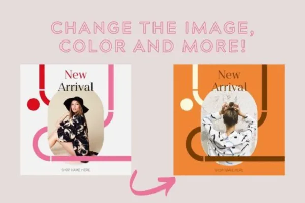 30 Instagram Canva Templates for Fashion Businesses | Editable & Reusable