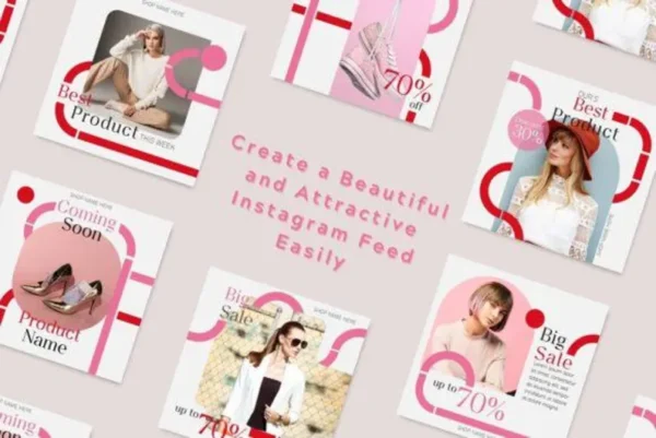 30 Instagram Canva Templates for Fashion Businesses | Editable & Reusable