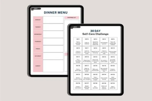 2025 ADHD Digital Planner for Adults | Printable & Editable Canva Interior