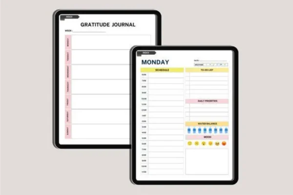 2025 ADHD Digital Planner for Adults | Printable & Editable Canva Interior